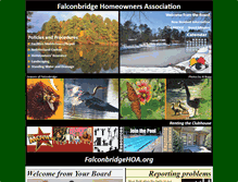 Tablet Screenshot of falconbridgehoa.org